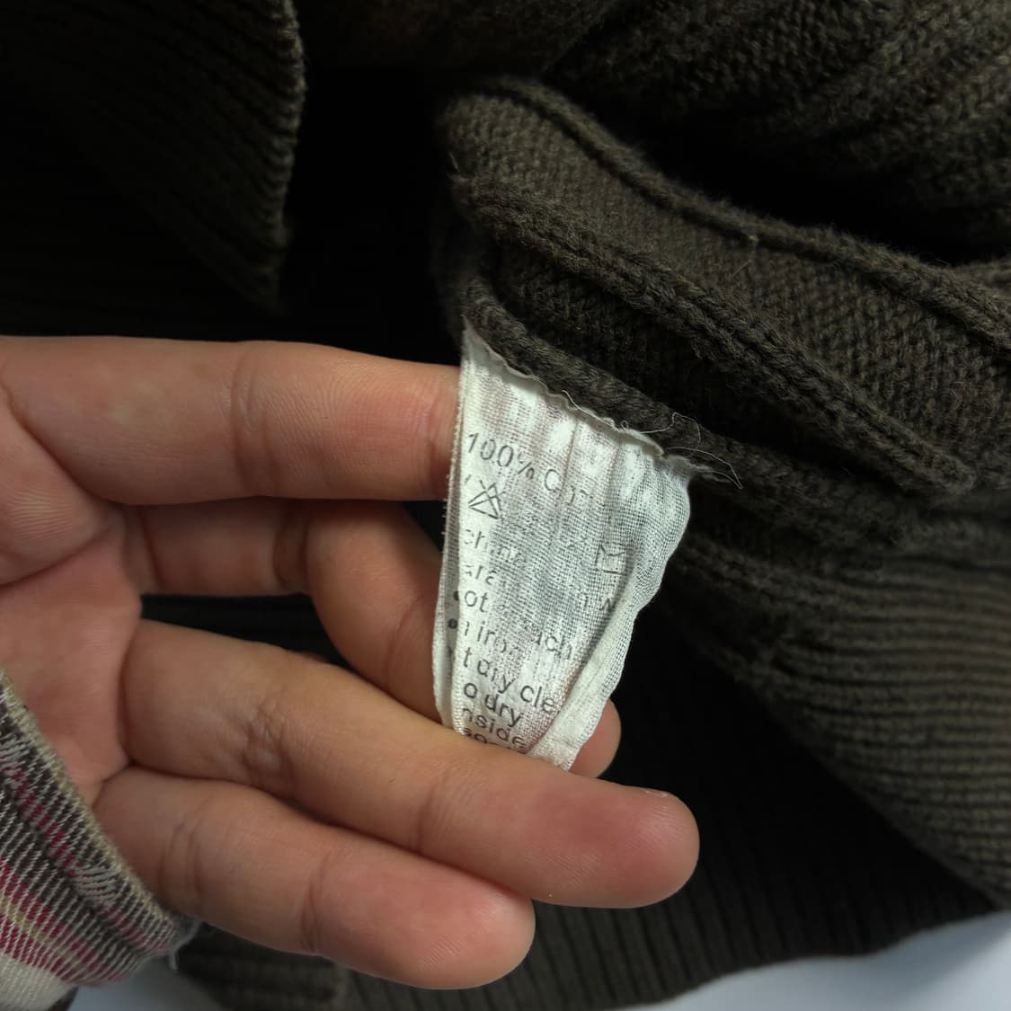 Calvin klein  캘빈클라인 코튼 사이드라인 케이블 니트집업 상품이미지6