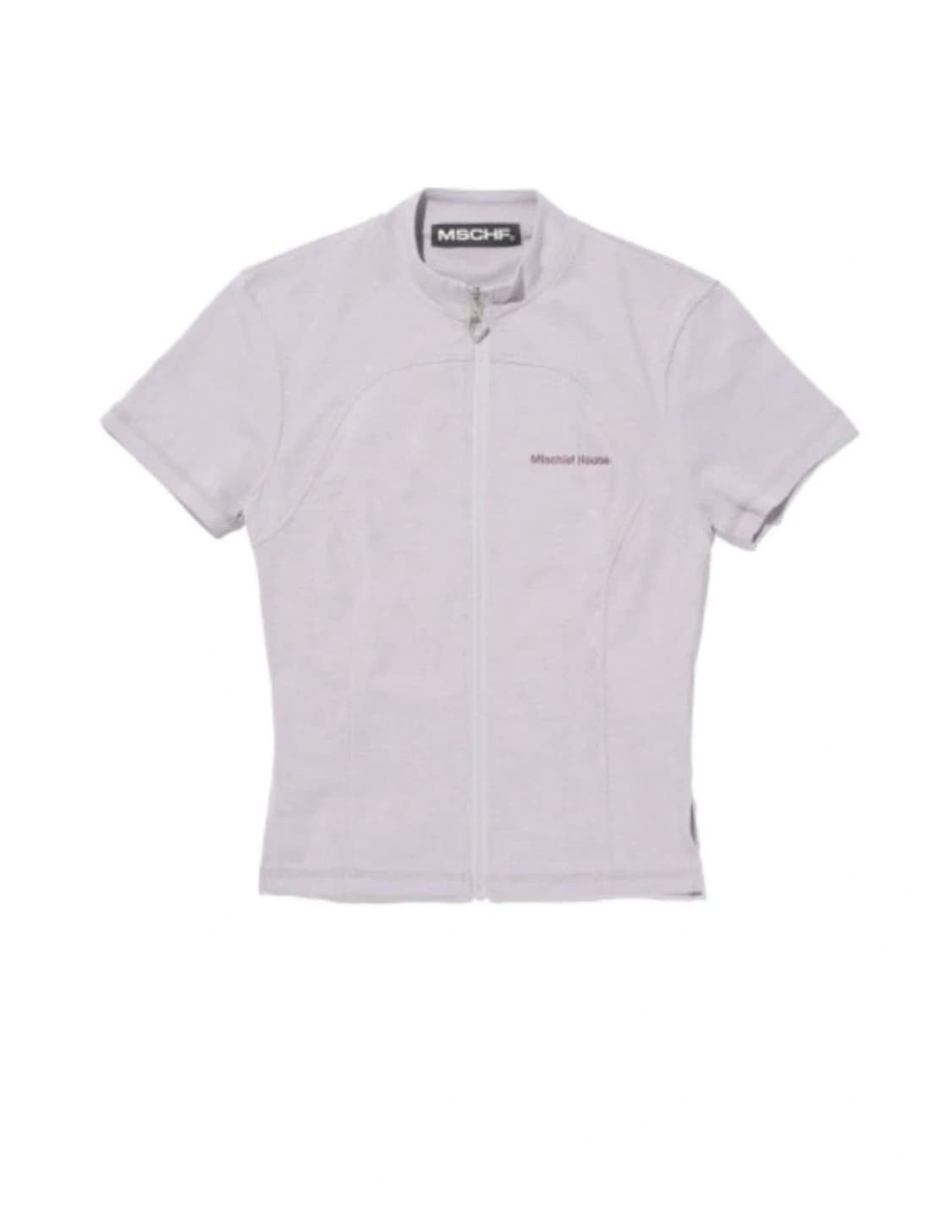 미스치프 모크넥 반팔집업 퍼플그레이 L사이즈 상품이미지1