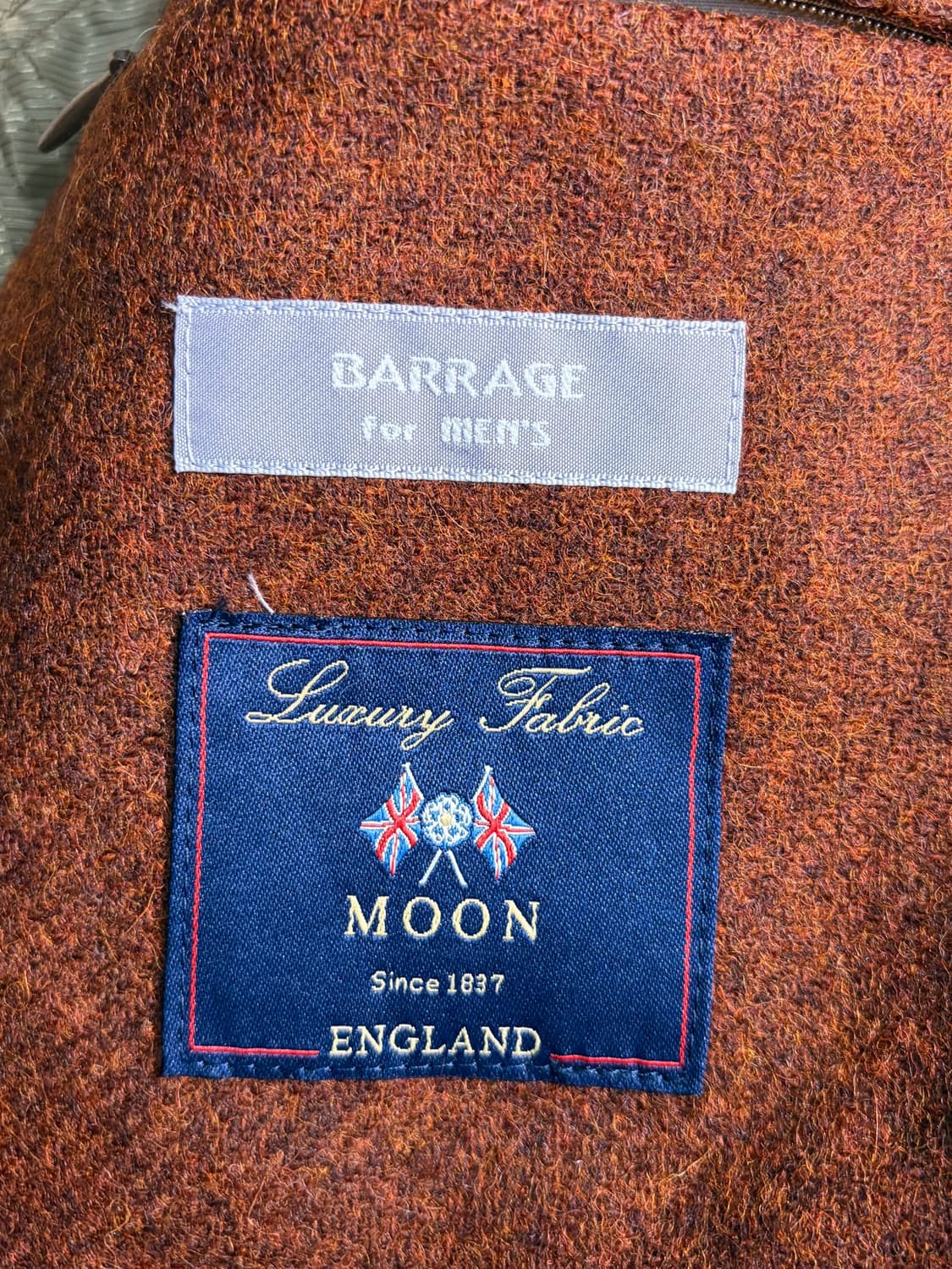 [L] 아브라함 문 Wool 100% 숄칼라 퀼팅자켓  상품이미지6