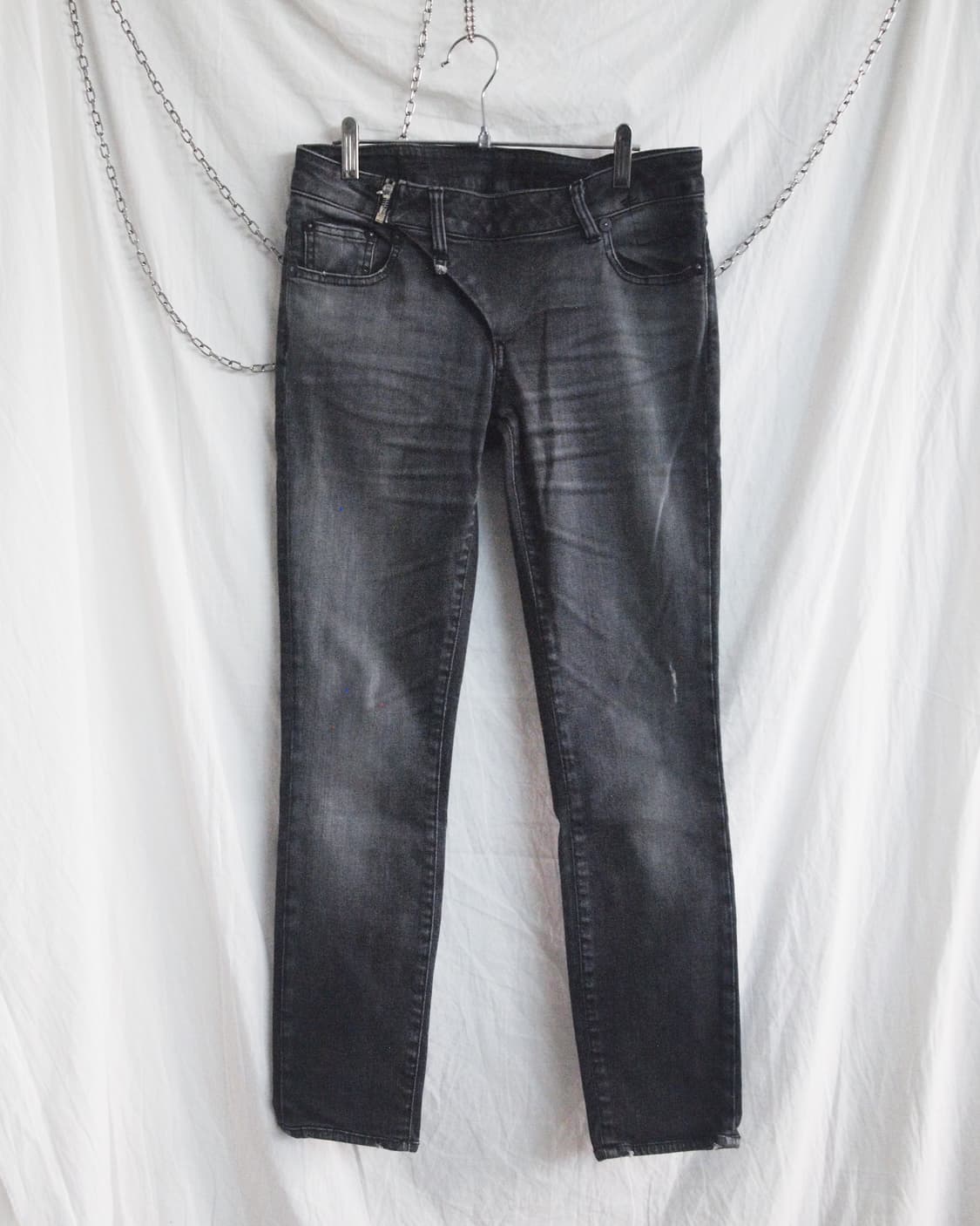 R13 초기 로우라이즈 바이커데님 상품이미지3