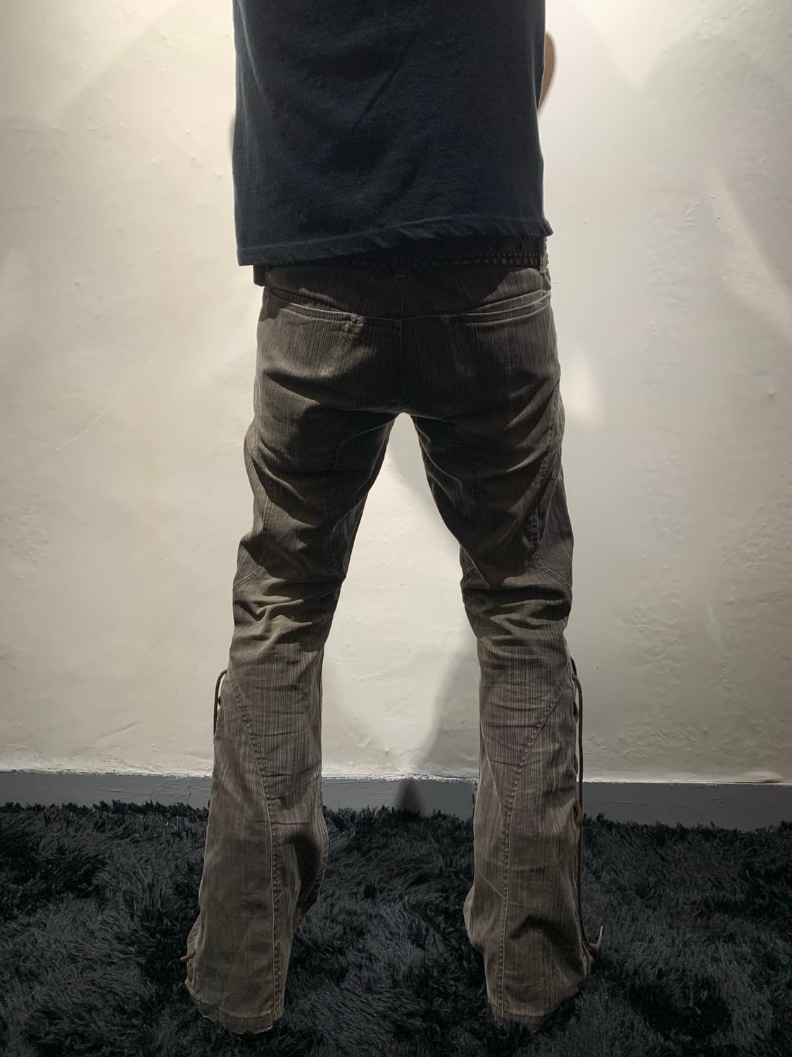 Tornado Mart Lace-up Detail Bootcut Pant 상품이미지5
