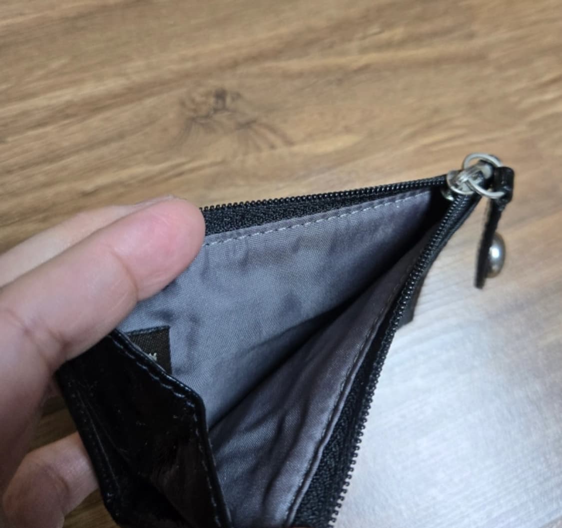 코치 블랙 시그니처 카드 지갑 - 블랙 [정품] 상품이미지4