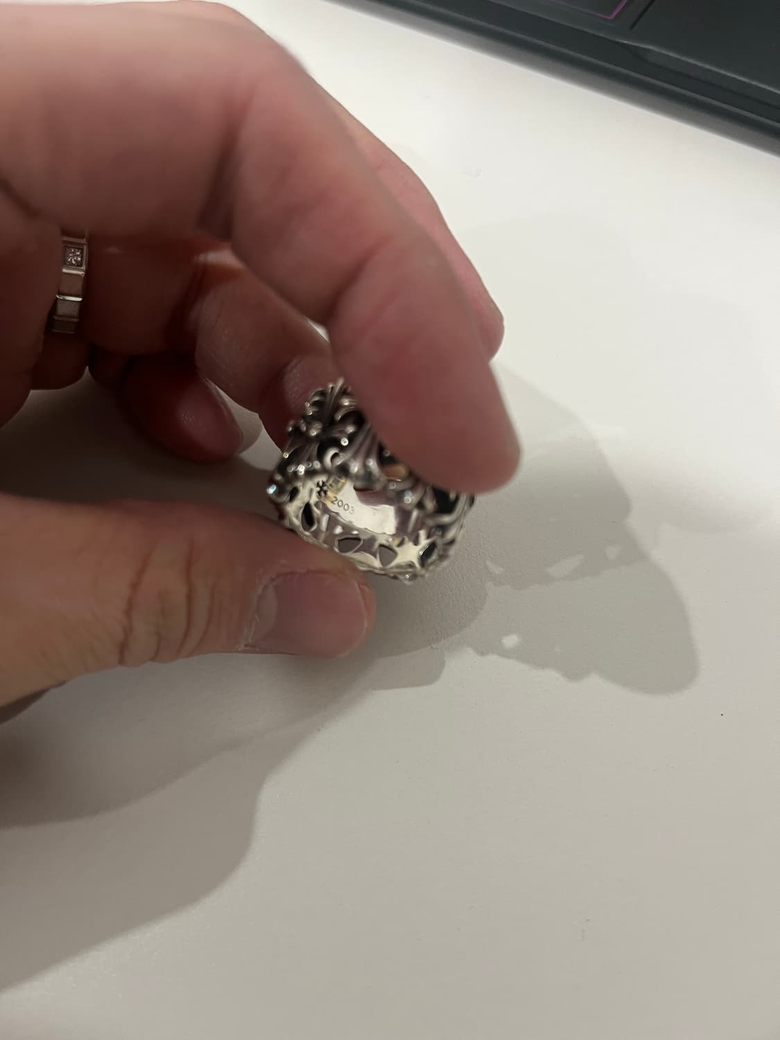 [US8.5]백화점 정품 크롬하츠 세메터리링 상품이미지7