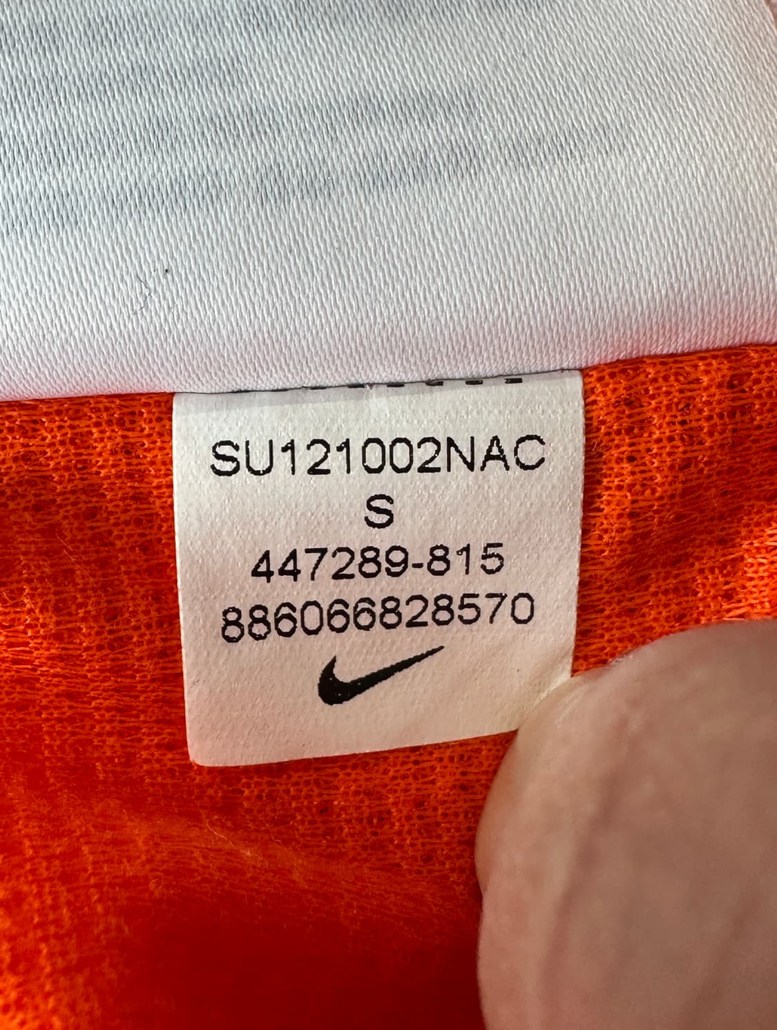 나이키 네덜란드 축구 국가대표 KNVB 오렌지 트레이닝 반팔티 S 상품이미지8