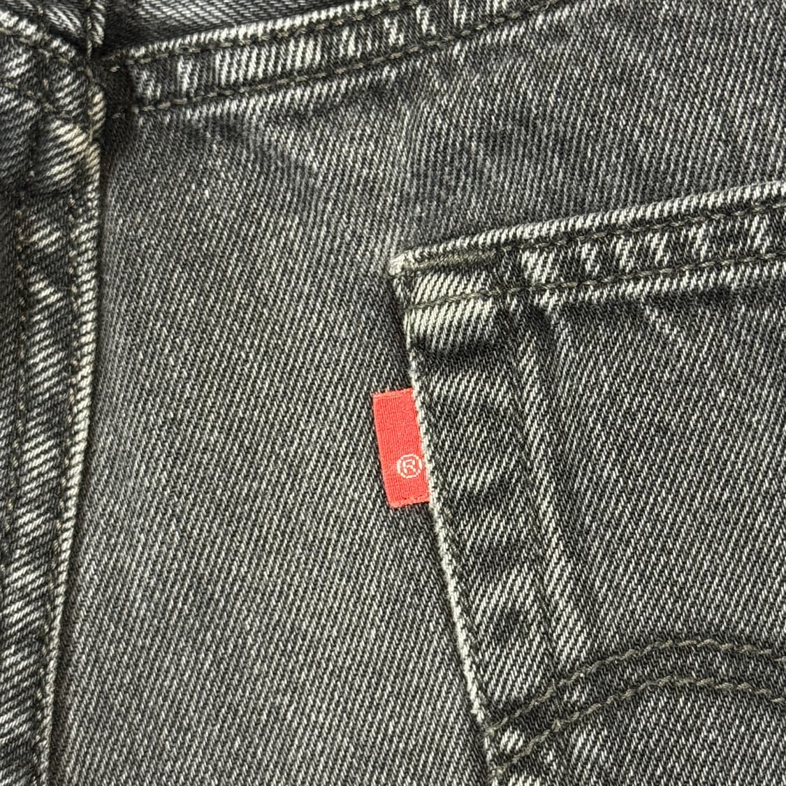 32inch) 리바이스 501 버튼플라이 데님 청바지 블랙진 흑청 상품이미지4