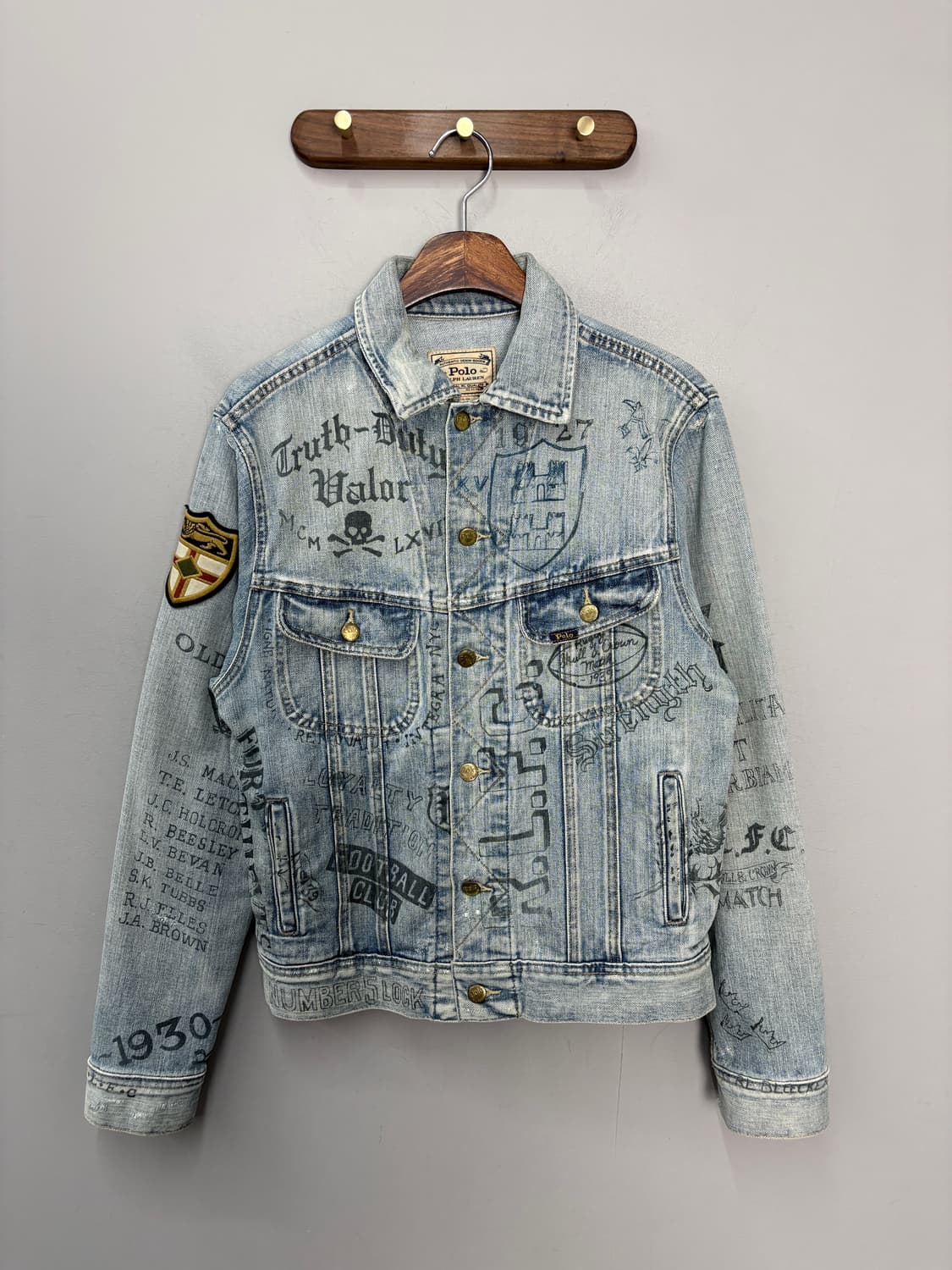 폴로랄프로렌 그래피티 데님 트러커자켓 A3606 상품이미지2