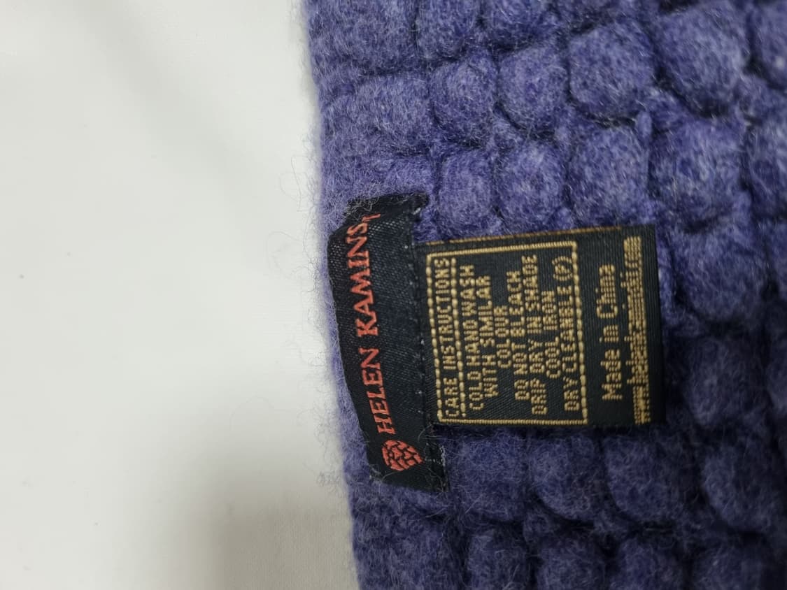 헬렌카민스키 라이트퍼플 캐시미어100% 목도리 상품이미지3