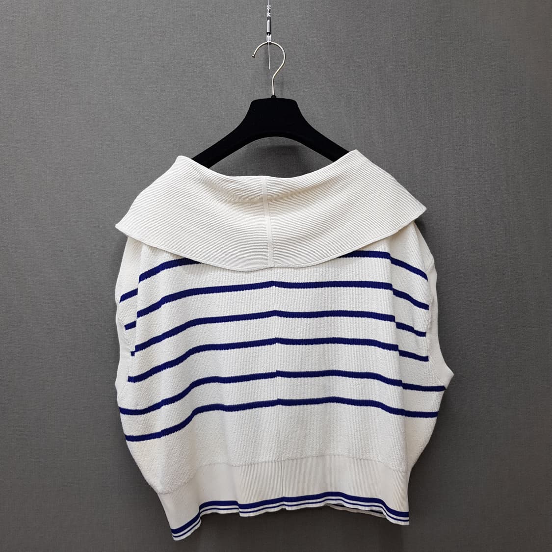 한섬 시스템 2022 AACENTRE22 카라 니트 베스트 F사이즈 상품이미지5