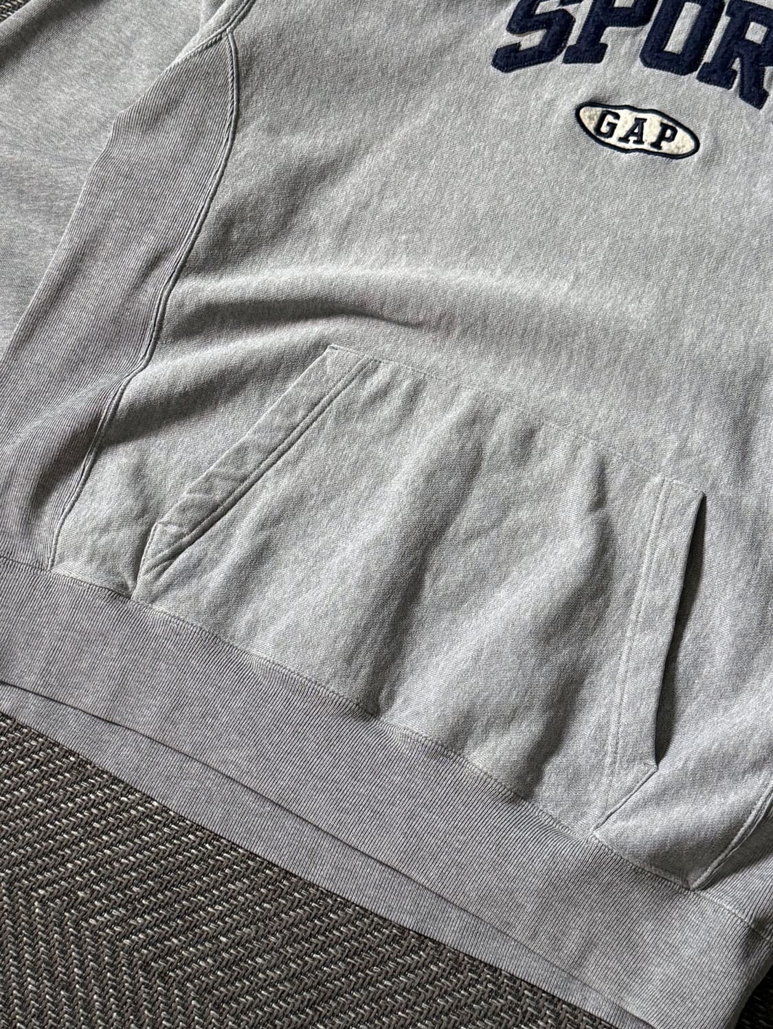 90s GAP SPORT 올드갭 빈티지 스웻 후디 (105-108) 상품이미지4