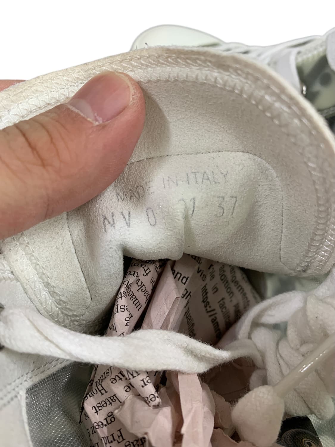 크리스찬 디올 오블리크 B23 하이탑 37(235) (Gr-3335)  상품이미지10