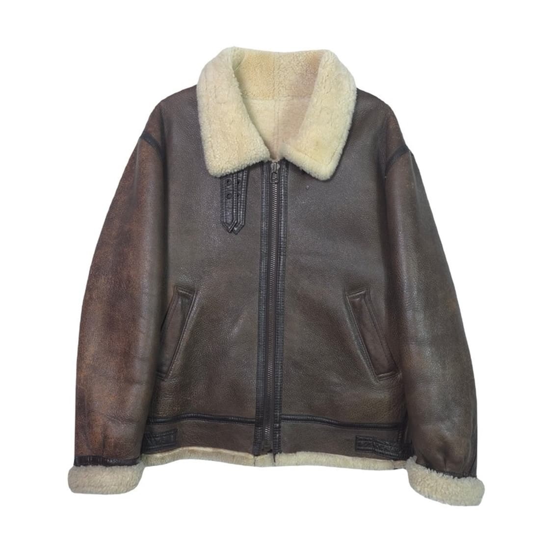 90s Archive 티피코시 오리지널 리얼 양가죽 B-3 무스탕 M 상품이미지1