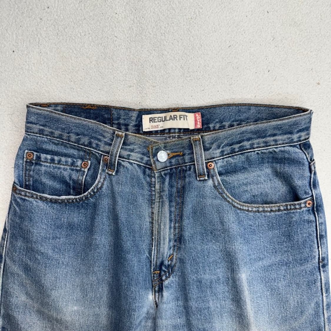 LEVI'S 505 라이트 블루 데님 팬츠 W31 L30 상품이미지2
