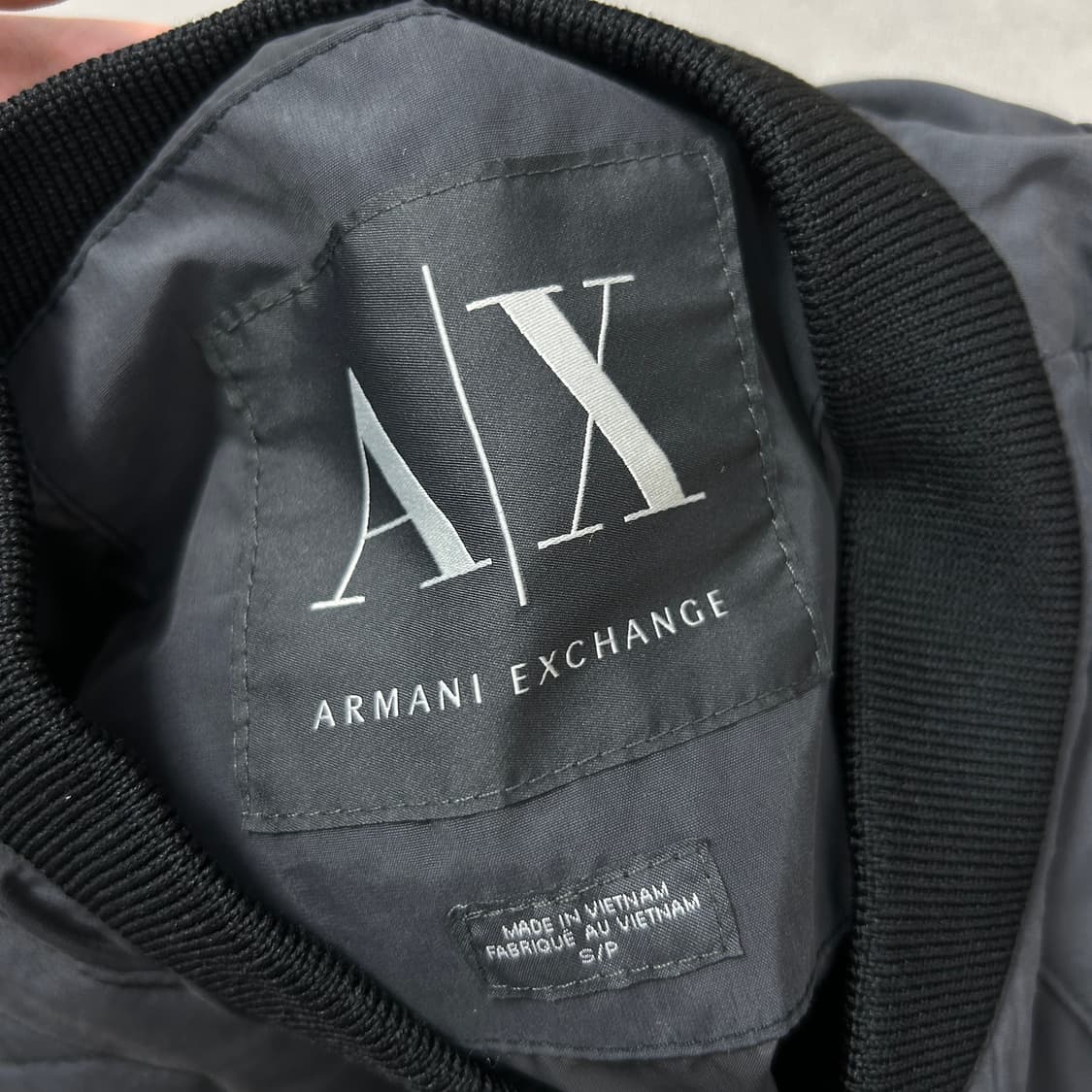 아르마니 차콜그레이 나일론 바이커자켓(S) 상품이미지2