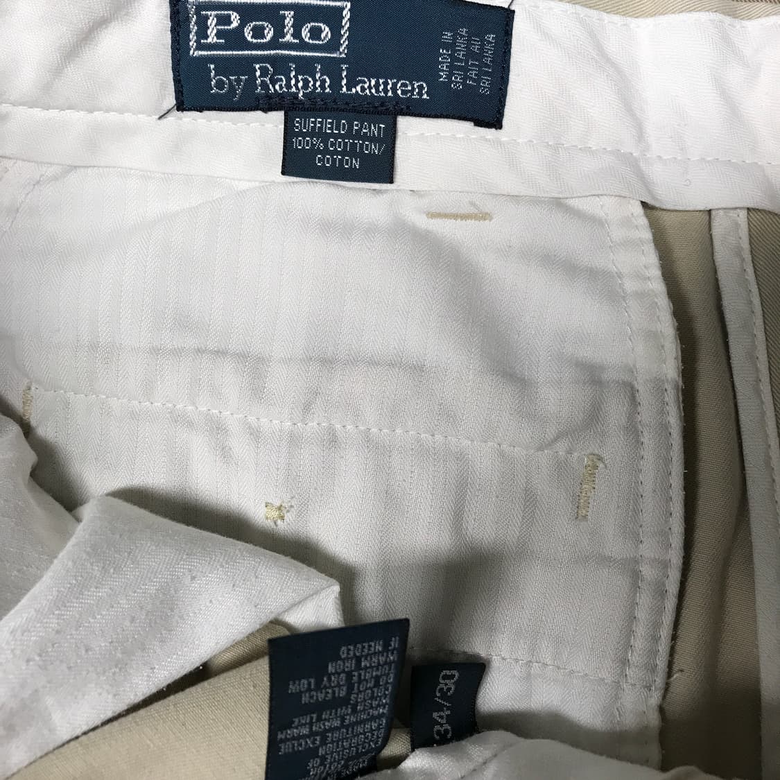 폴로 랄프로렌 베이지 치노 팬츠 34/30 상품이미지6