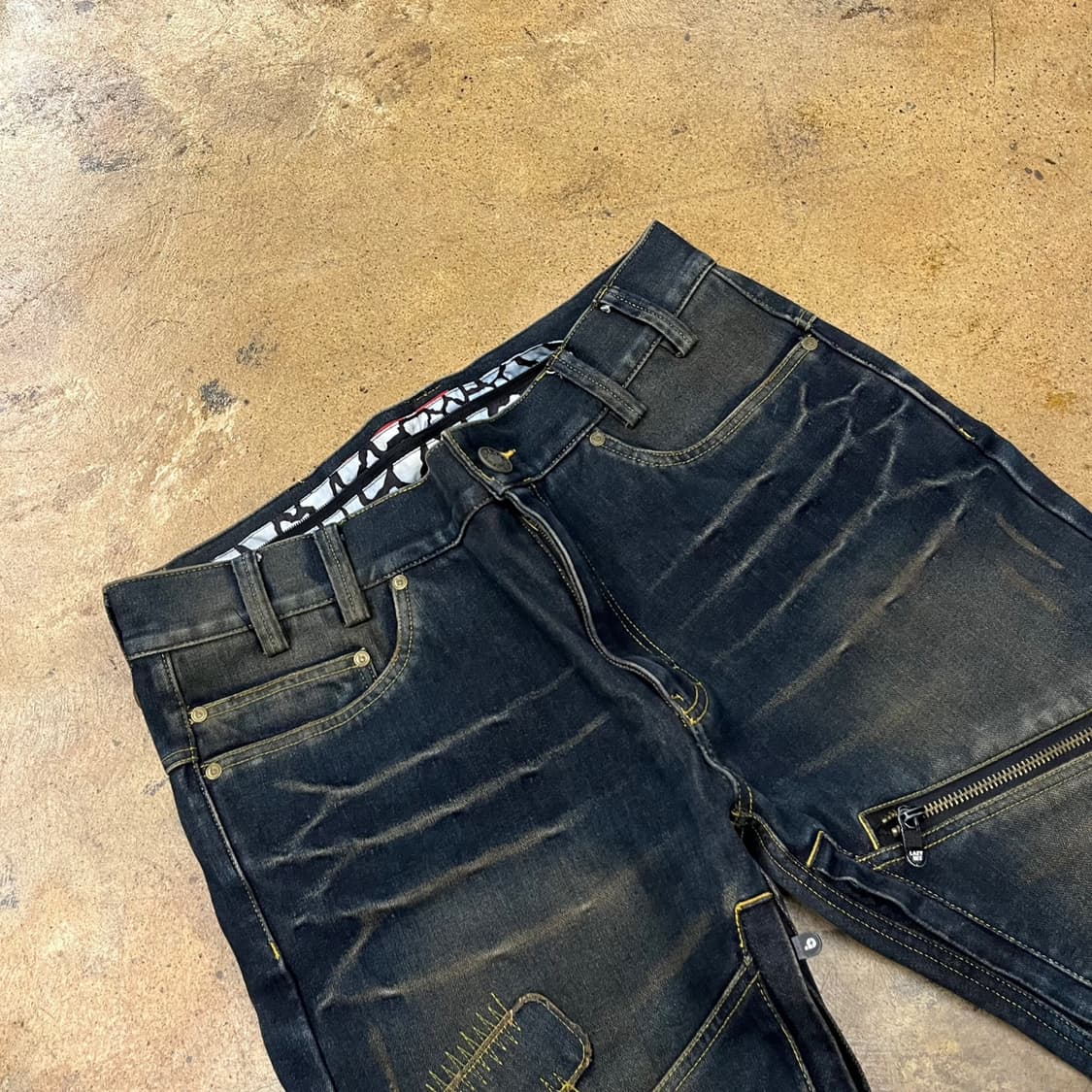 [정품/L] 레이지비 디자인 워싱 데님 청바지 b17 상품이미지1