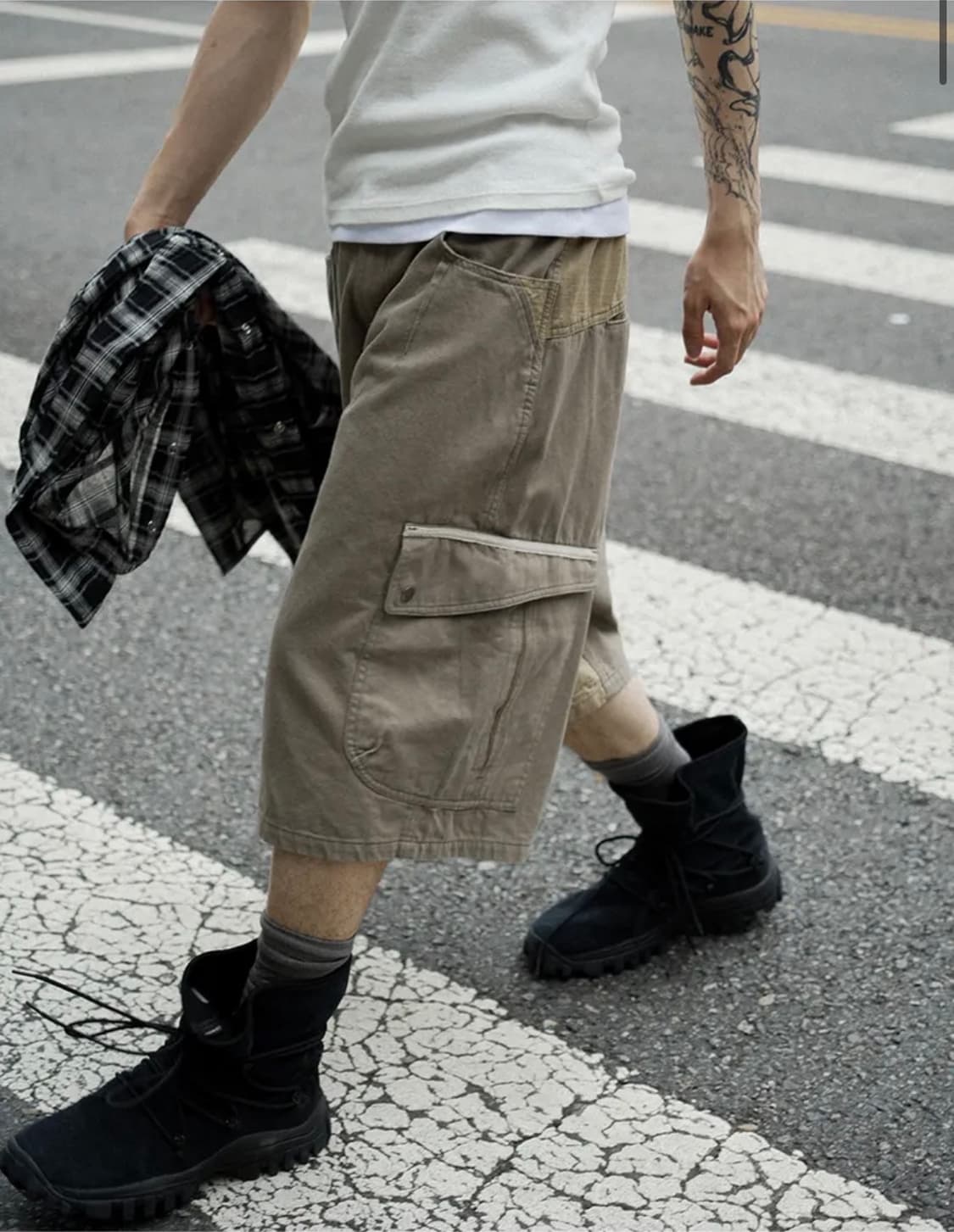 이티씨이 mixed cargo shorts 상품이미지3