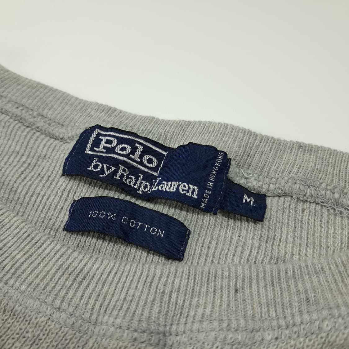 CL021 M 폴로 by 랄프로렌 90s 헤리티지 코튼 바시티 레터링  상품이미지3