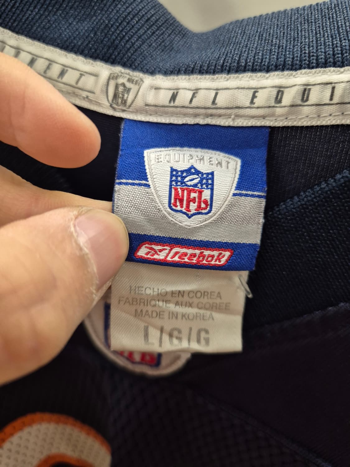 리복 NFL 시카고 베어스 35번 져지 L 상품이미지6