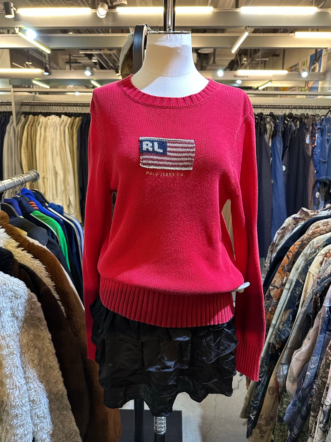 POLO 폴로 레드 성조기니트 상품이미지1