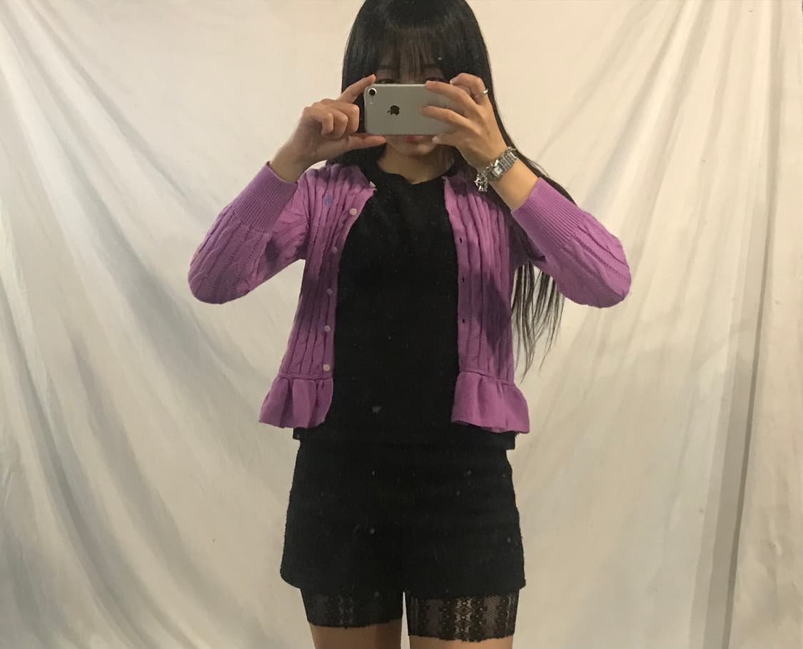 Polo Ralph Lauren frill cable cardigan 상품이미지4