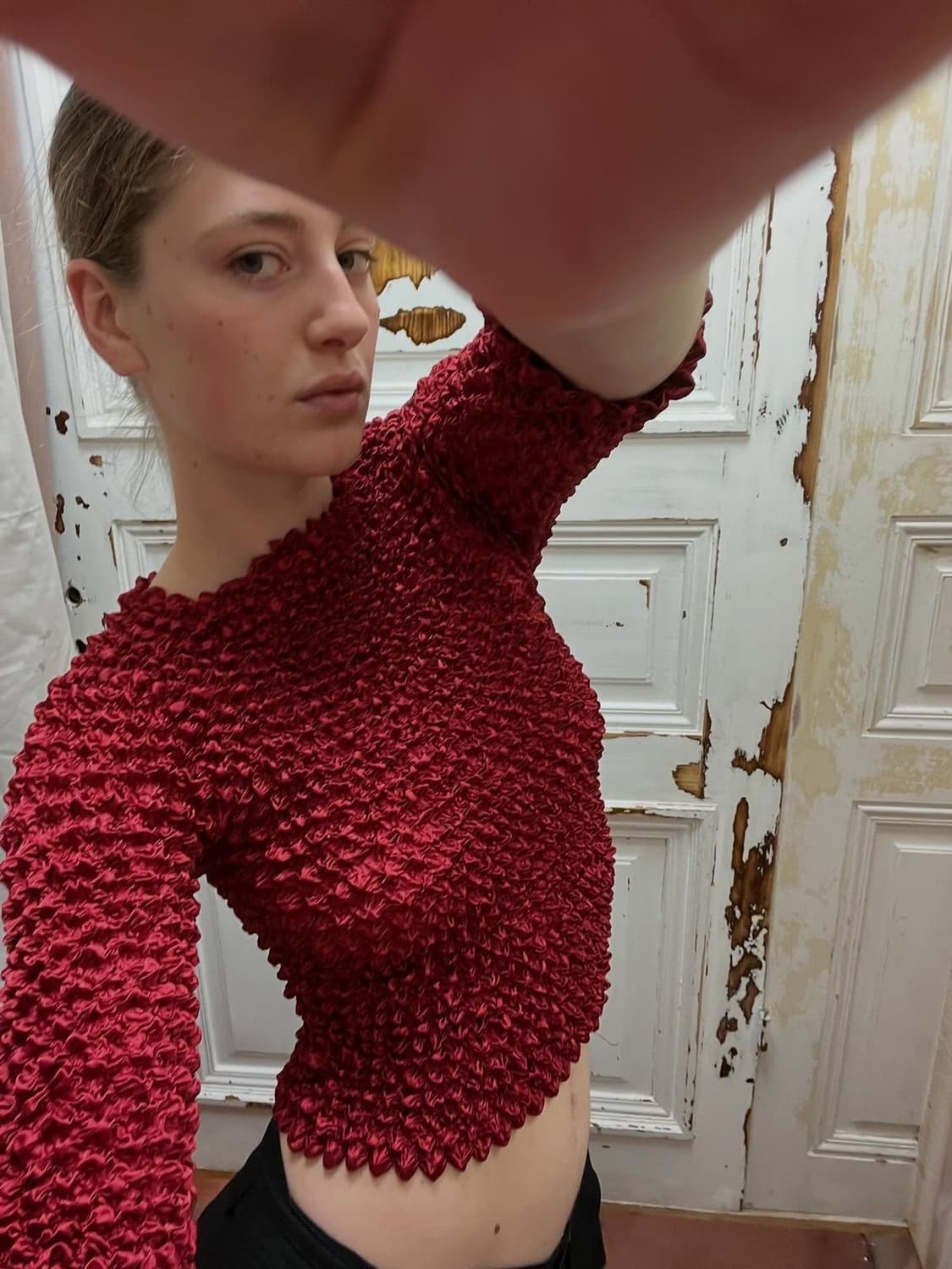 Stussy 스투시 팝콘 미니 셔츠 화이트 상품이미지4