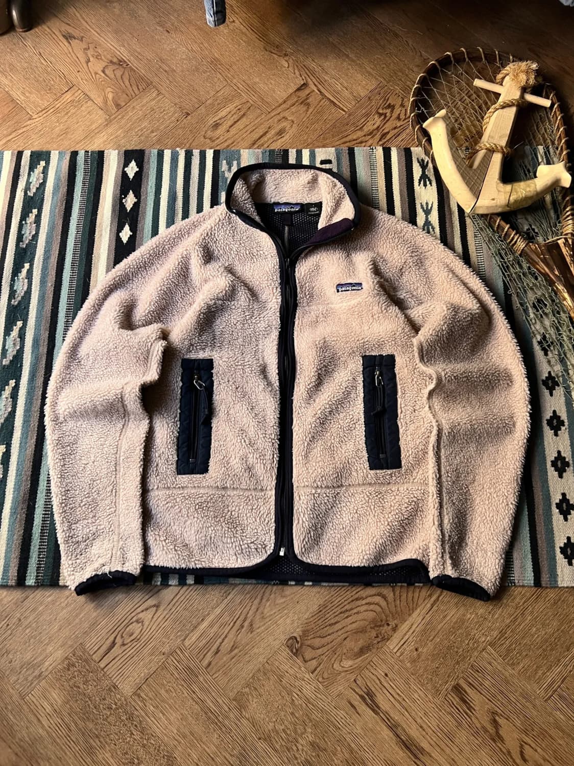 [S]파타고니아 Made in USA 화이트 플리스 자켓 상품이미지1