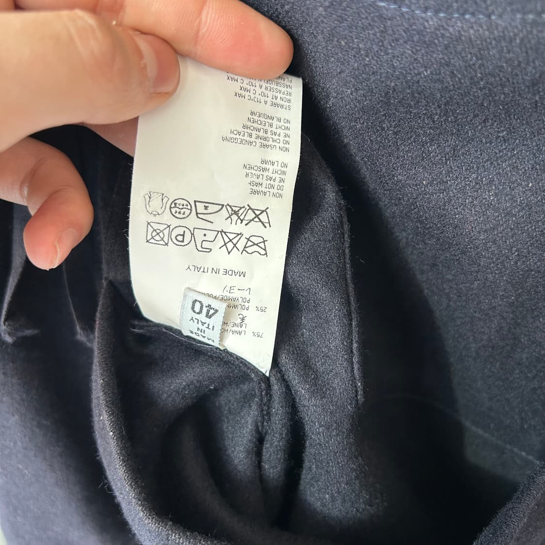 AW01 마틴 마르지엘라 NO.6 리버시블 울 자켓 상품이미지8