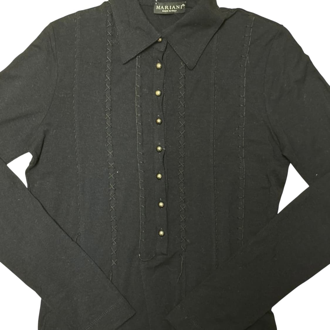 마리아니 디테일 블랙 블라우스 상품이미지3