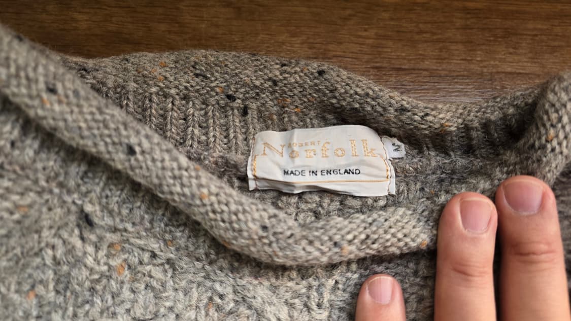 영국 빈티지 니트 Made In England  상품이미지5