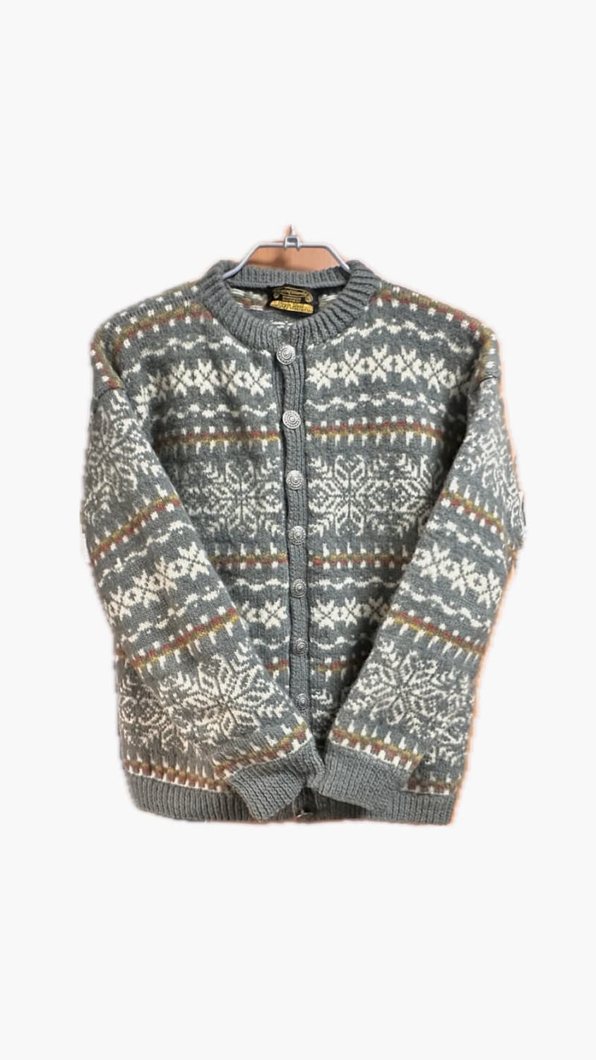 노르딕 도톰 그레이 니트 가디건🩶 상품이미지2