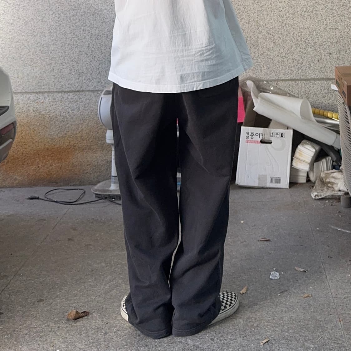 00s 나이키 스우시 로고 스웻 팬츠 상품이미지2