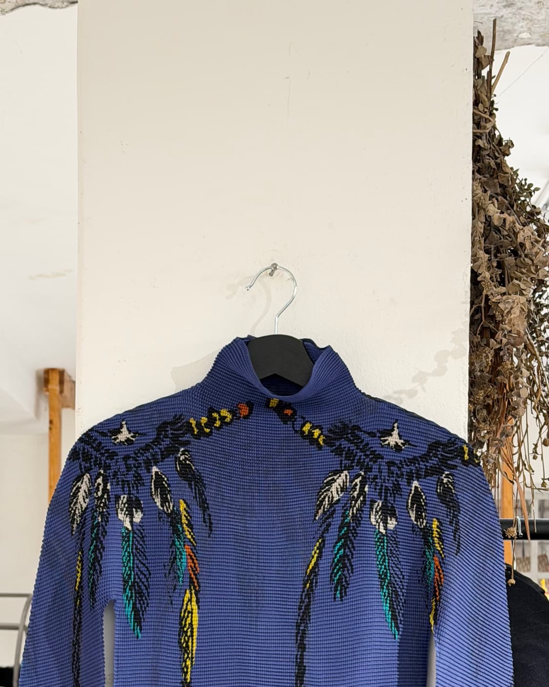 이세이 미야케 미 블루 터틀넥 롱 슬리브 상품이미지4