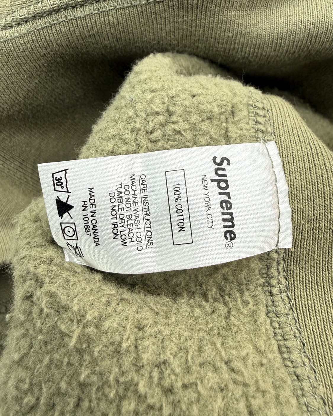 Supreme 크로스 박스로고 헤비 스웻 후디 상품이미지5