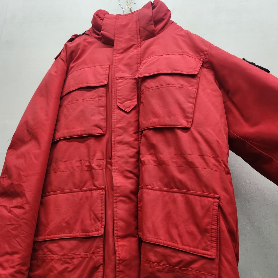 디키즈 사이드포켓로고 멀티포켓 덕다운 후드패딩 M(XL) 상품이미지4