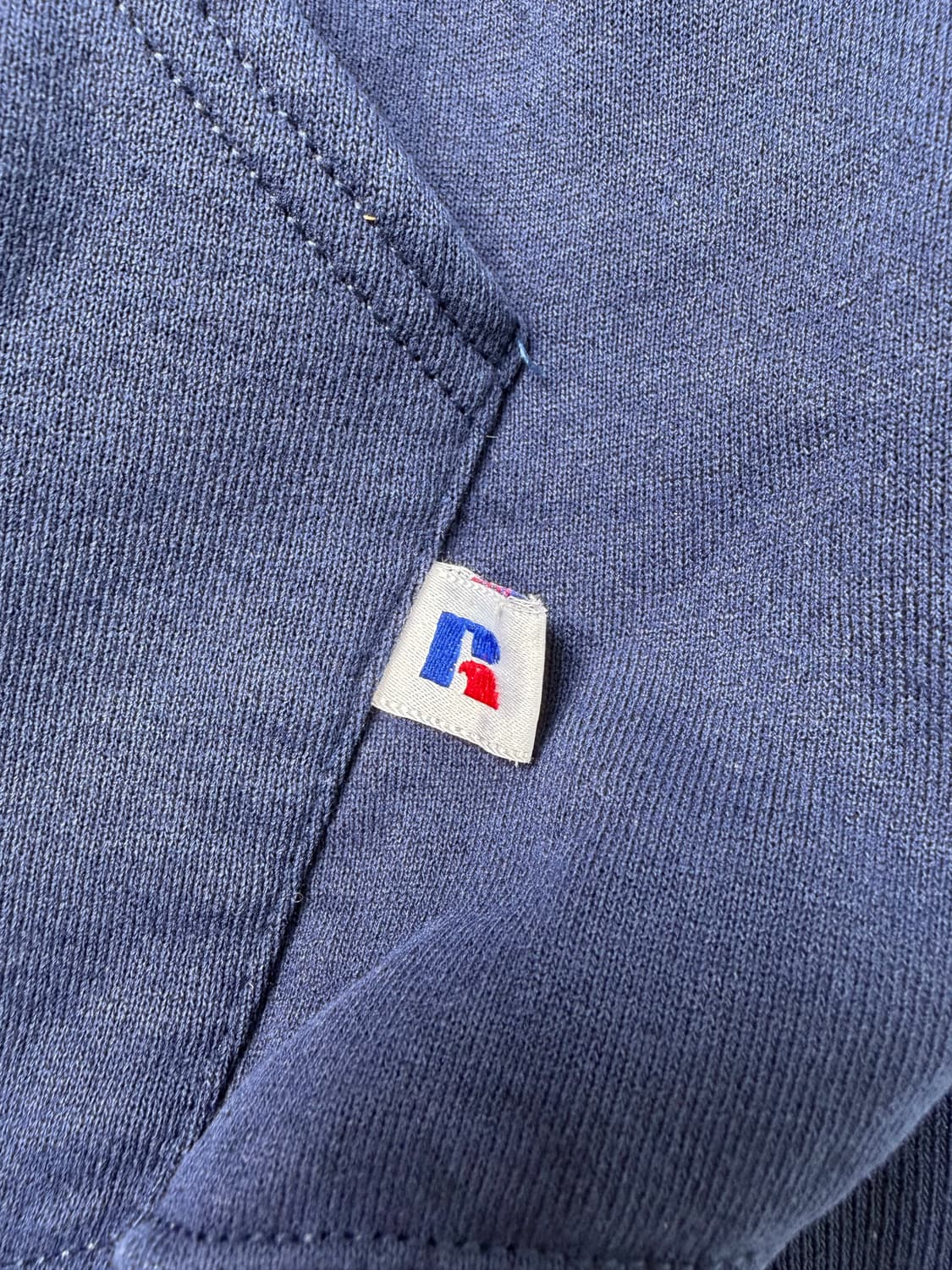 90s Russell Zip Up Hoodie (navy) 상품이미지5