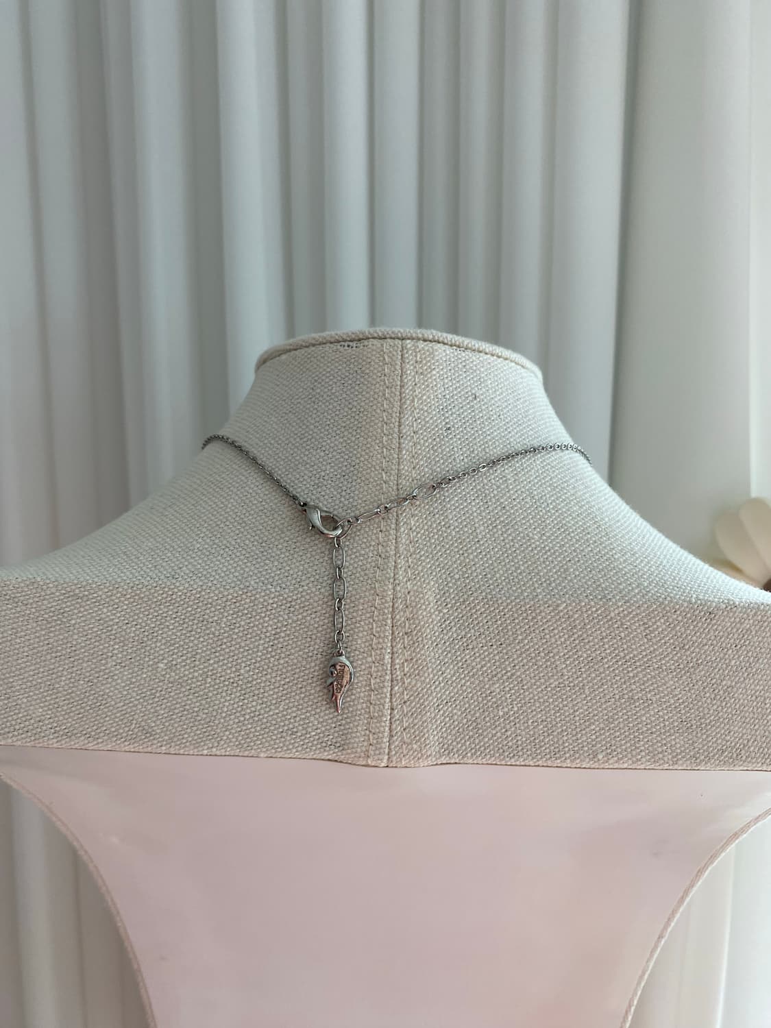 Y2k 무드 fiorucci 하트 날개 목걸이 상품이미지2