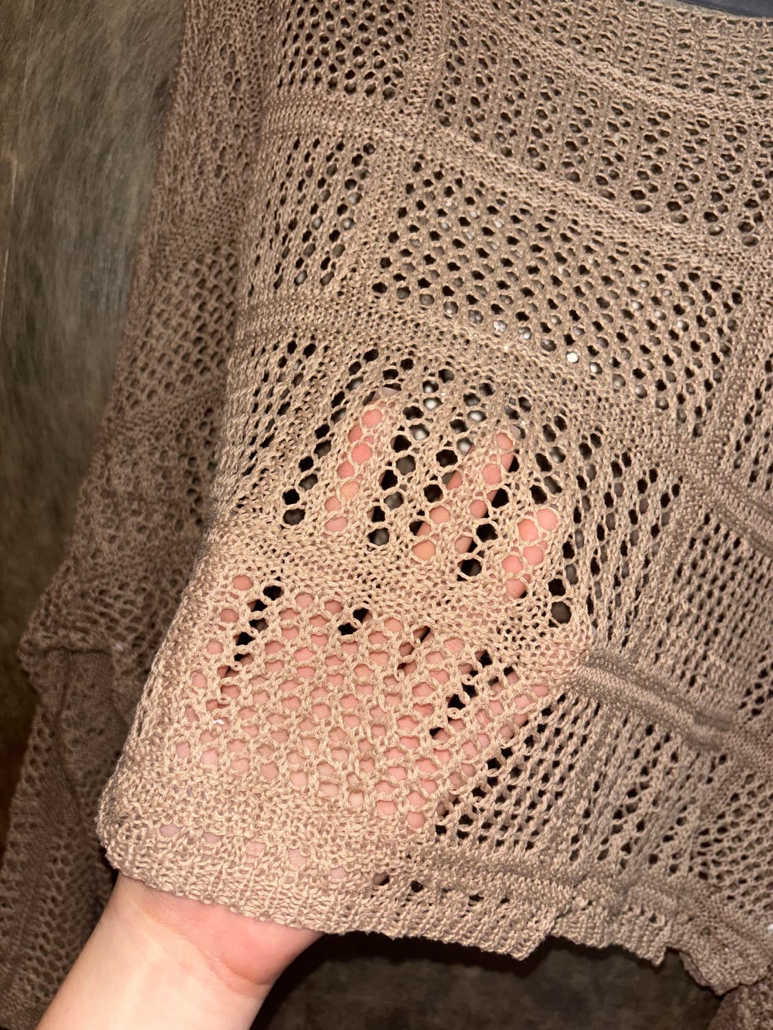 시스루 니트 상품이미지2