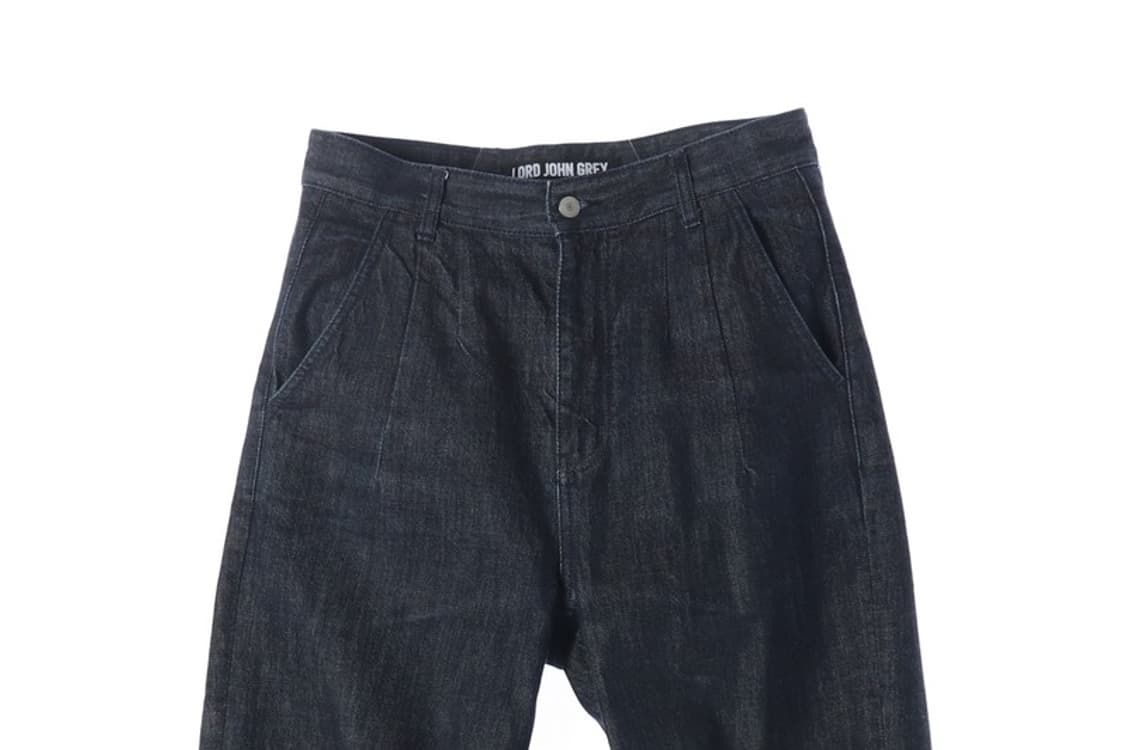 로드존그레이 원턱 와이드 데님 팬츠 30 상품이미지3