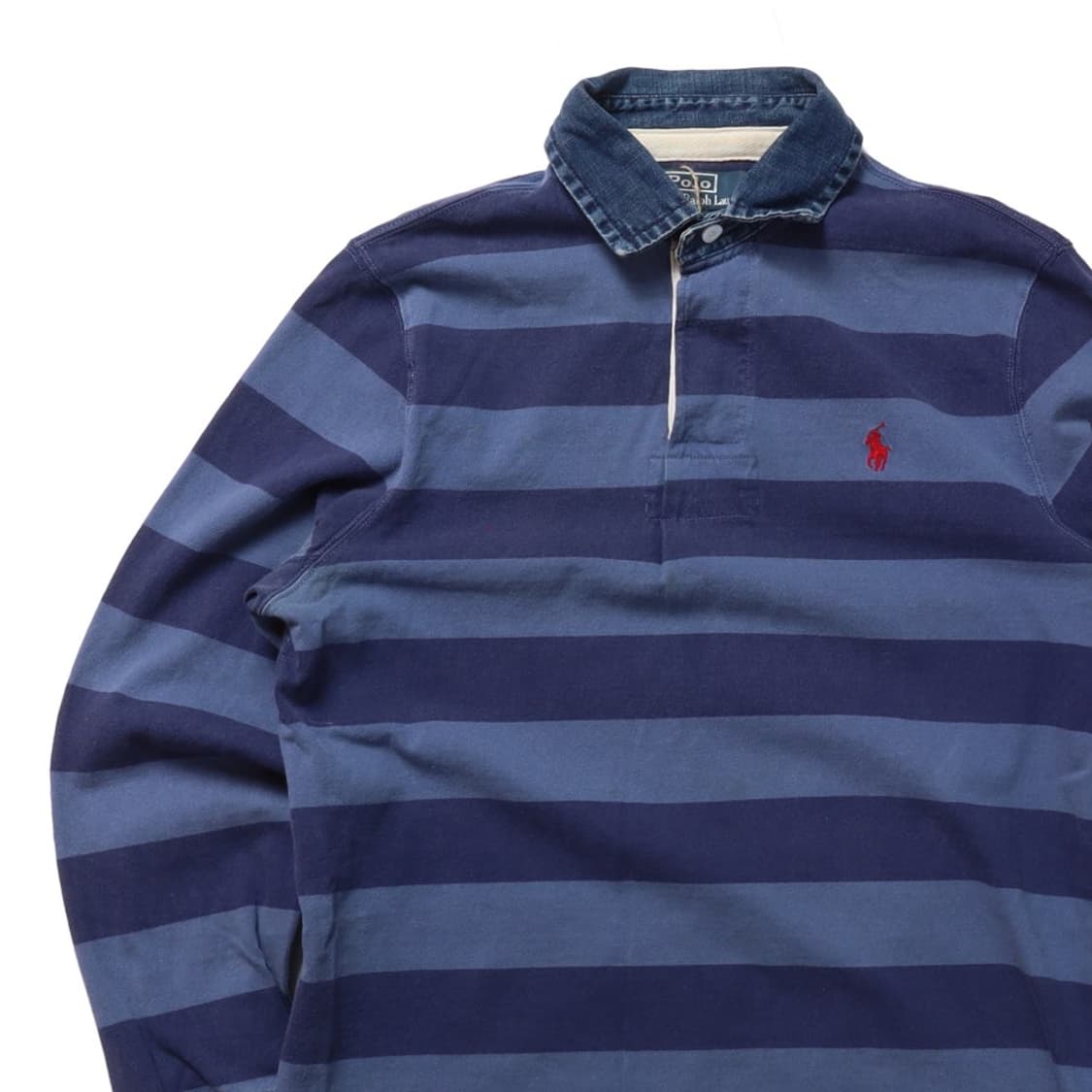 Ralph Lauren Denim Collar Stripe Rugby  상품이미지2