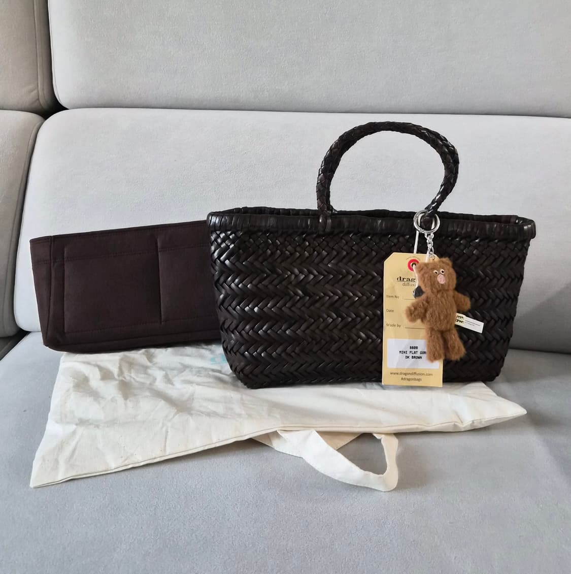 (상태최상)드래곤디퓨전 미니플랫고라 다크브라운 상품이미지1