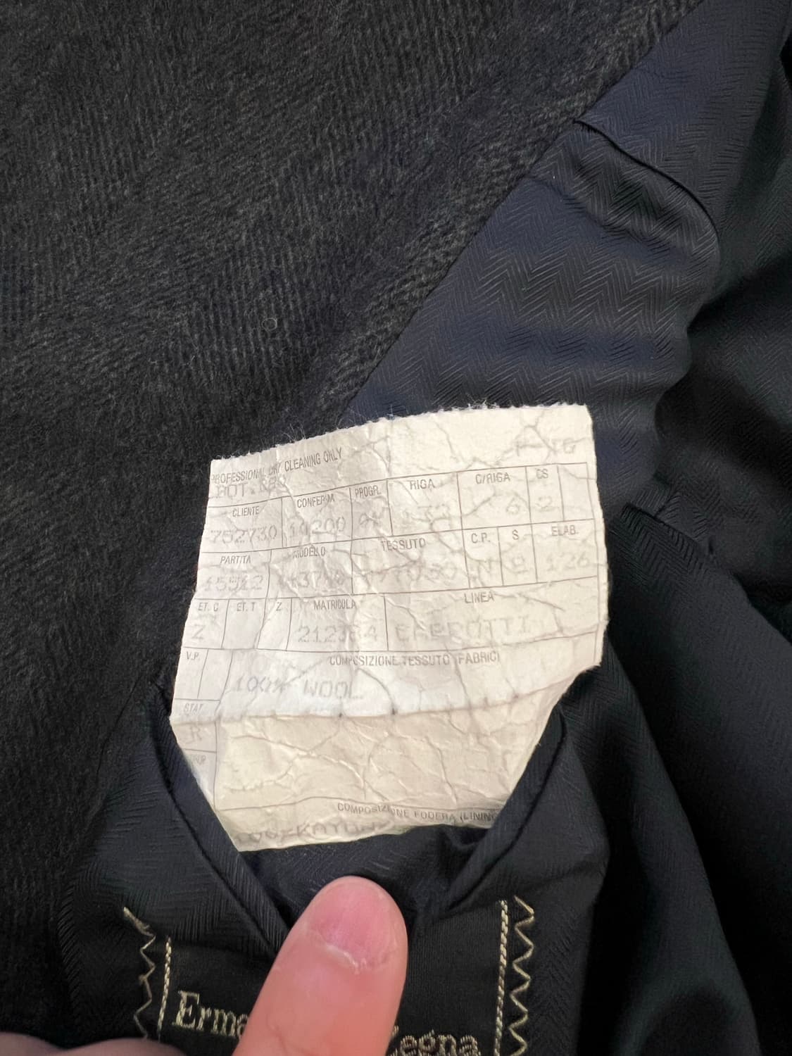 에르메네질도 제냐 울 100% 클래식 발마칸 코트 상품이미지5