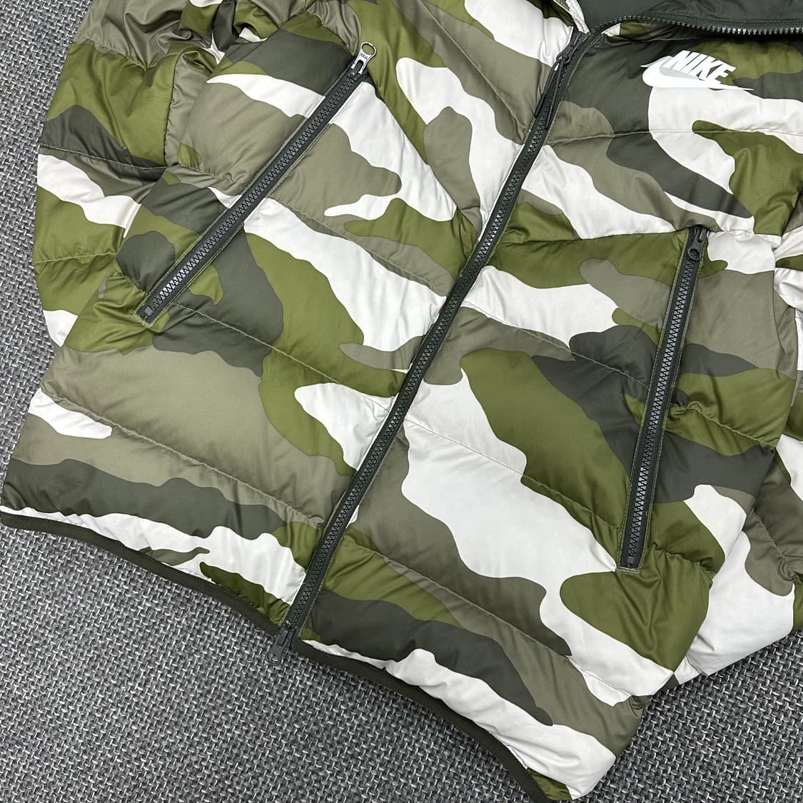 나이키 카모 밀리터리 빈티지 패딩 S 상품이미지5