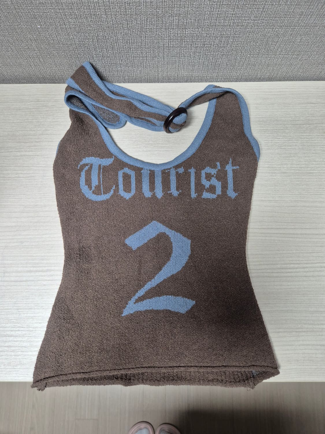 스컬프터 투어리스트 니트 홀터넥 탑 상품이미지6