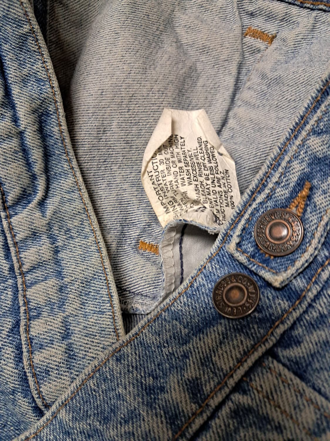 리바이스80 90s 데님자켓 상품이미지5
