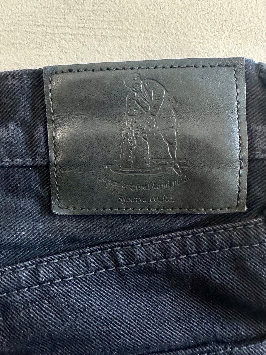 PBJ Black x Black straight denim 32 상품이미지7