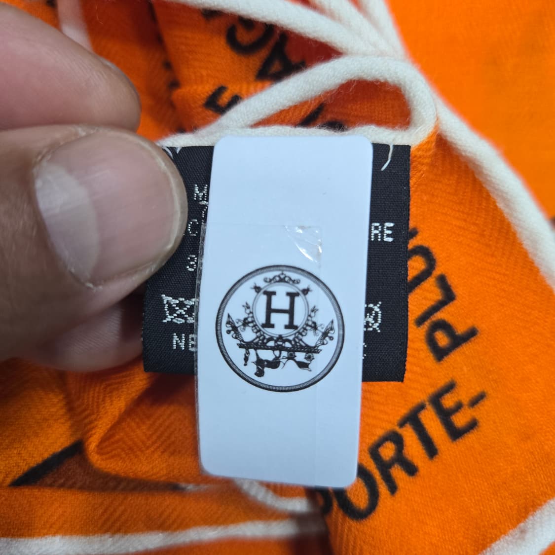 ​[정품] 에르메스(Hermès) 캐시미어 실크 혼방 자카드 스카프 -  상품이미지2