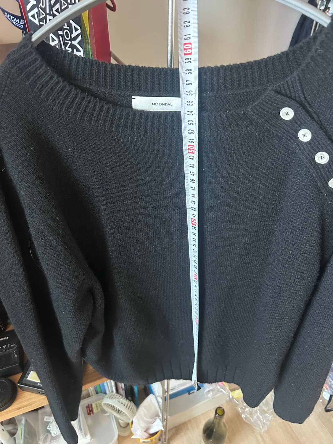 문달 여성 블랙니트  상품이미지3