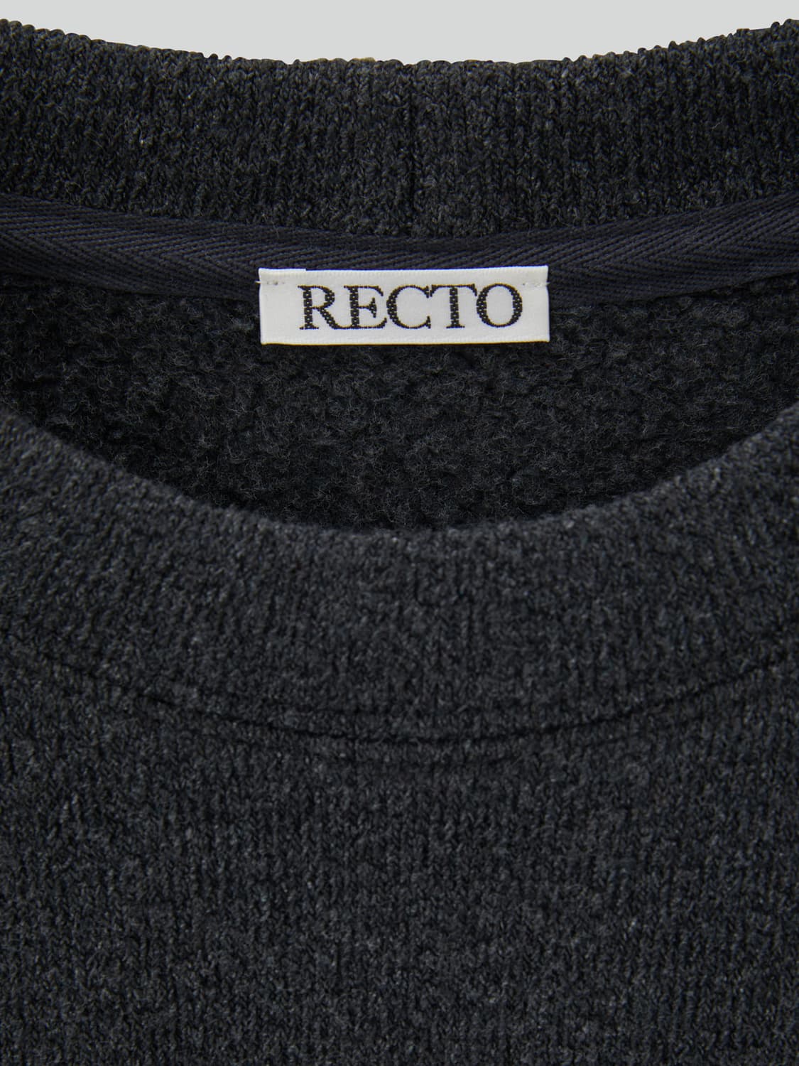 렉토 맨즈 RC 엠브로이더리드 스웻 셔츠 맨투맨 차콜 상품이미지3