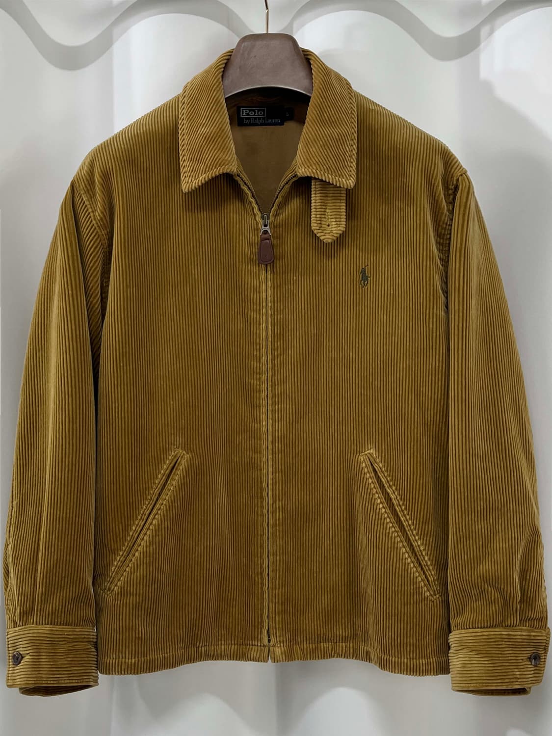 폴로 랄프로렌 브라운 코듀로이 해링턴 자켓 상품이미지1