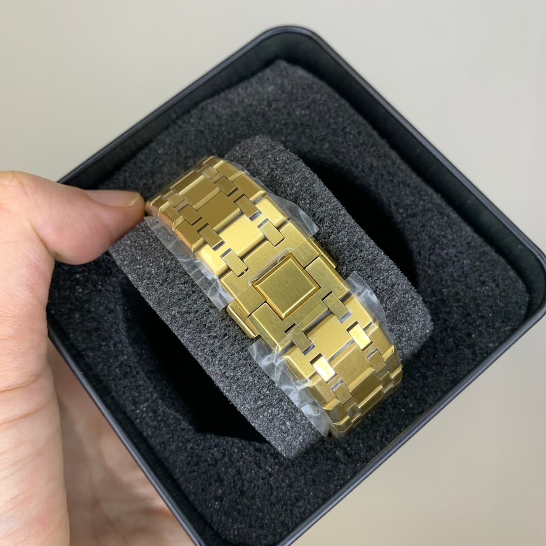 지샥 GA-2100 골드 지르코니아 파베 세팅 커스텀 시계 상품이미지8